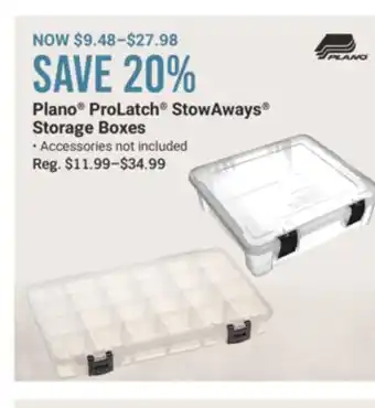 Cabela's Plano ProLatch StowAways Storage Boxes offer