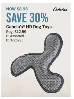Cabela's Cabela's HD Dog Toys offer