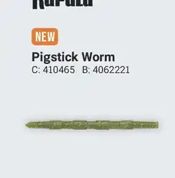 Cabela's Rapala Pigstick Worm offer