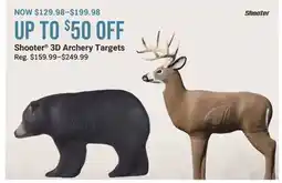 Cabela's Shooter 3D Archery Targets offer