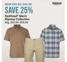 Cabela's RedHead Men's Ripstop Collection offer