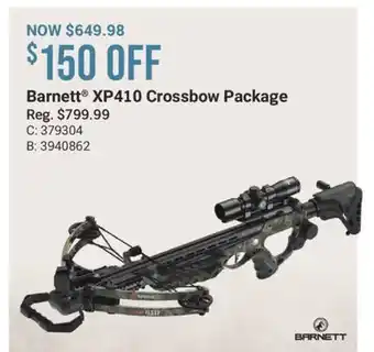 Cabela's Barnett XP410 Crossbow Package offer