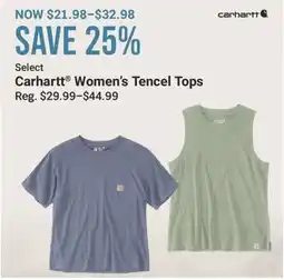 Cabela's Select Carhartt Women's Tencel Tops offer