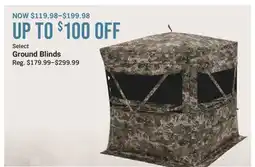 Cabela's Select Ground Blinds offer