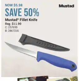 Cabela's Mustad Fillet Knife offer