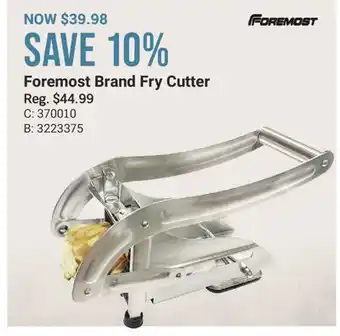 Cabela's Foremost Brand Fry Cutter offer