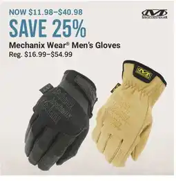 Cabela's Mechanix Wear Men's Gloves offer