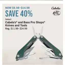 Cabela's Select Cabela's and Bass Pro Shops Knives and Tools offer