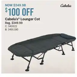 Cabela's Cabela's Lounger Cot offer