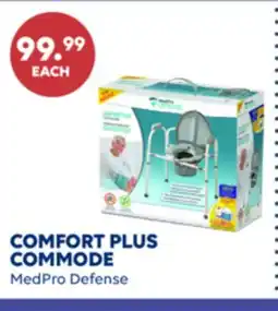 Wellwise by Shoppers COMFORT PLUS COMMODE MedPro Defense offer