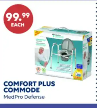 Wellwise by Shoppers COMFORT PLUS COMMODE MedPro Defense offer