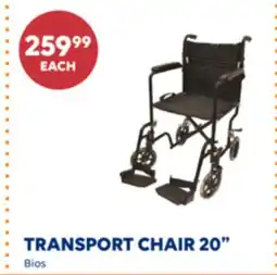 Wellwise by Shoppers TRANSPORT CHAIR 20 Bios offer