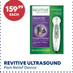 Wellwise by Shoppers REVITIVE ULTRASOUND Pain Relief Device offer