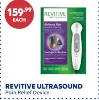 Wellwise by Shoppers REVITIVE ULTRASOUND Pain Relief Device offer