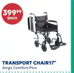 Wellwise by Shoppers TRANSPORT CHAIR17 Airgo Comfort-Plus offer