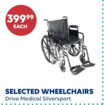 Wellwise by Shoppers SELECTED WHEELCHAIRS Drive Medical Silversport offer