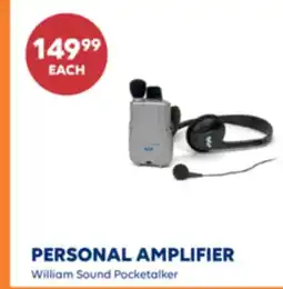 Wellwise by Shoppers PERSONAL AMPLIFIER William Sound Pocketalker offer