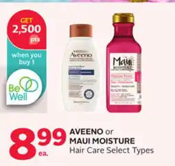 Rexall AVEENO or MAUI MOISTURE Hair Care offer
