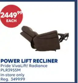 Wellwise by Shoppers POWER LIFT RECLINER Pride VivaLift! Radiance offer