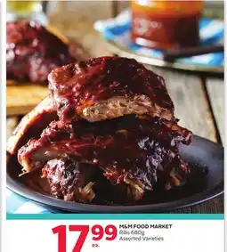 Rexall M & M FOOD MARKET Ribs offer