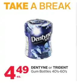 Rexall DENTYNE or TRIDENT Gum Bottles offer