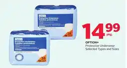 Rexall OPTION + Protective Underwear offer