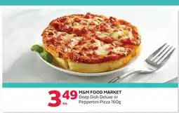 Rexall M & M FOOD MARKET Deep Dish Deluxe or Pepperoni Pizza offer