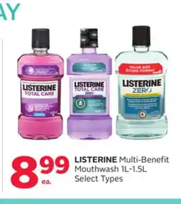 Rexall LISTERINE Multi-Benefit Mouthwash offer