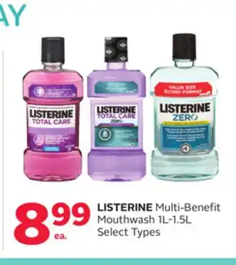 Rexall LISTERINE Multi-Benefit Mouthwash offer