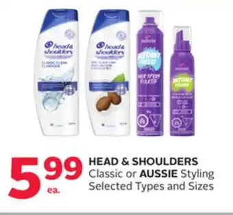 Rexall HEAD & SHOULDERS Classic or AUSSIE Styling offer