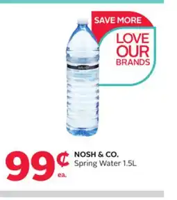 Rexall NOSH & CO. Spring Water offer