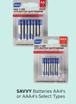 Rexall SAVVY Batteries offer