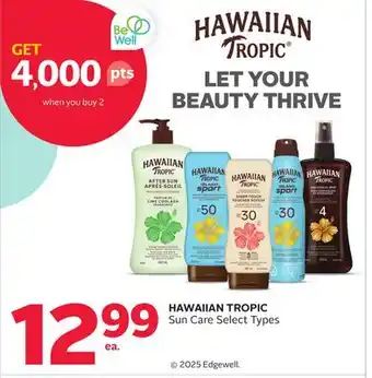 Rexall HAWAIIAN TROPIC Sun Care offer