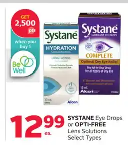 Rexall SYSTANE Eye Drops or OPTI-FREE Lens Solutions offer