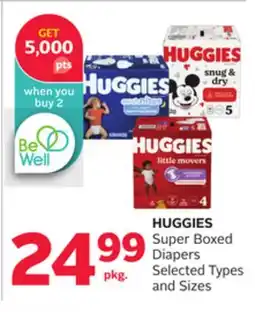 Rexall HUGGIES Super Boxed Diapers offer