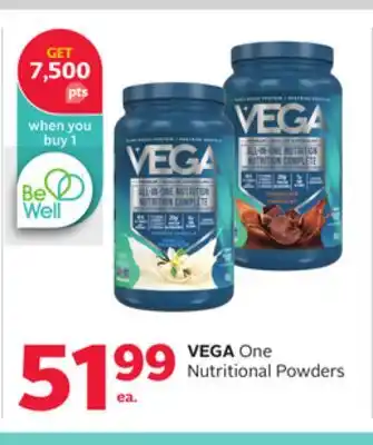 Rexall VEGA One Nutritional Powders offer