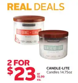 Rexall CANDLE-LITE Candles offer