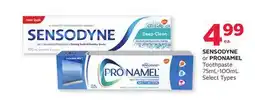 Rexall SENSODYNE or PRONAMEL Toothpaste 75mL-100mL offer