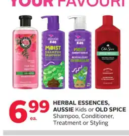 Rexall HERBAL ESSENCES, AUSSIE Kids or OLD SPICE Shampoo, Conditioner, Treatment or Styling offer