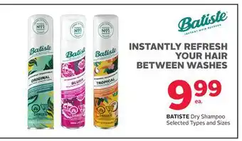 Rexall BATISTE Dry Shampoo offer
