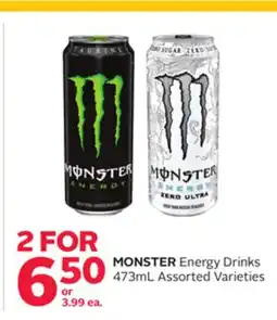 Rexall MONSTER Energy Drinks offer