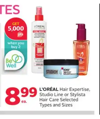 Rexall L'ORÉAL Hair Expertise, Studio Line or Stylista Hair Care offer