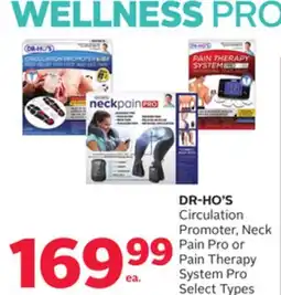 Rexall DR-HO'S Circulation Promoter, Neck Pain Pro or Pain Therapy System Pro offer
