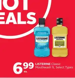 Rexall LISTERINE Classic Mouthwash offer