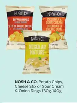 Rexall NOSH & CO. Potato Chips, Cheese Stix or Sour Cream & Onion Rings offer
