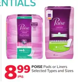 Rexall POISE Pads or Liners offer