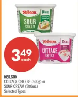 Shoppers Drug Mart NEILSON COTTAGE CHEESE (500g) or SOUR CREAM (500mL) offer