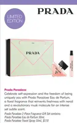 Shoppers Drug Mart Prada Paradoxe offer
