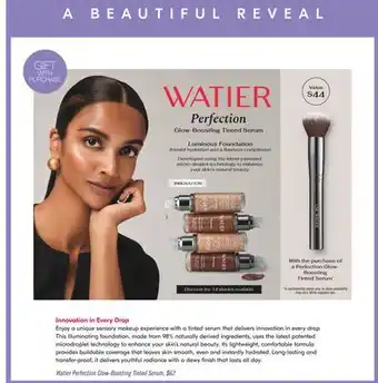 Shoppers Drug Mart Watier Perfection Glow-Boosting Tinted Serum offer