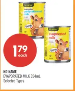 Shoppers Drug Mart NO NAME EVAPORATED MILK offer